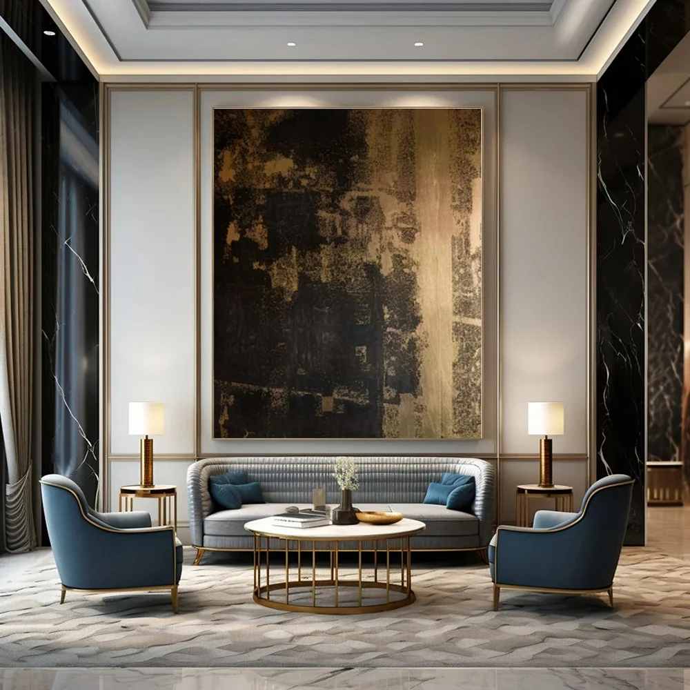 Building_Industrial_Dramatic_Textured_Abstract_Wall_Art_F9L13 wall art